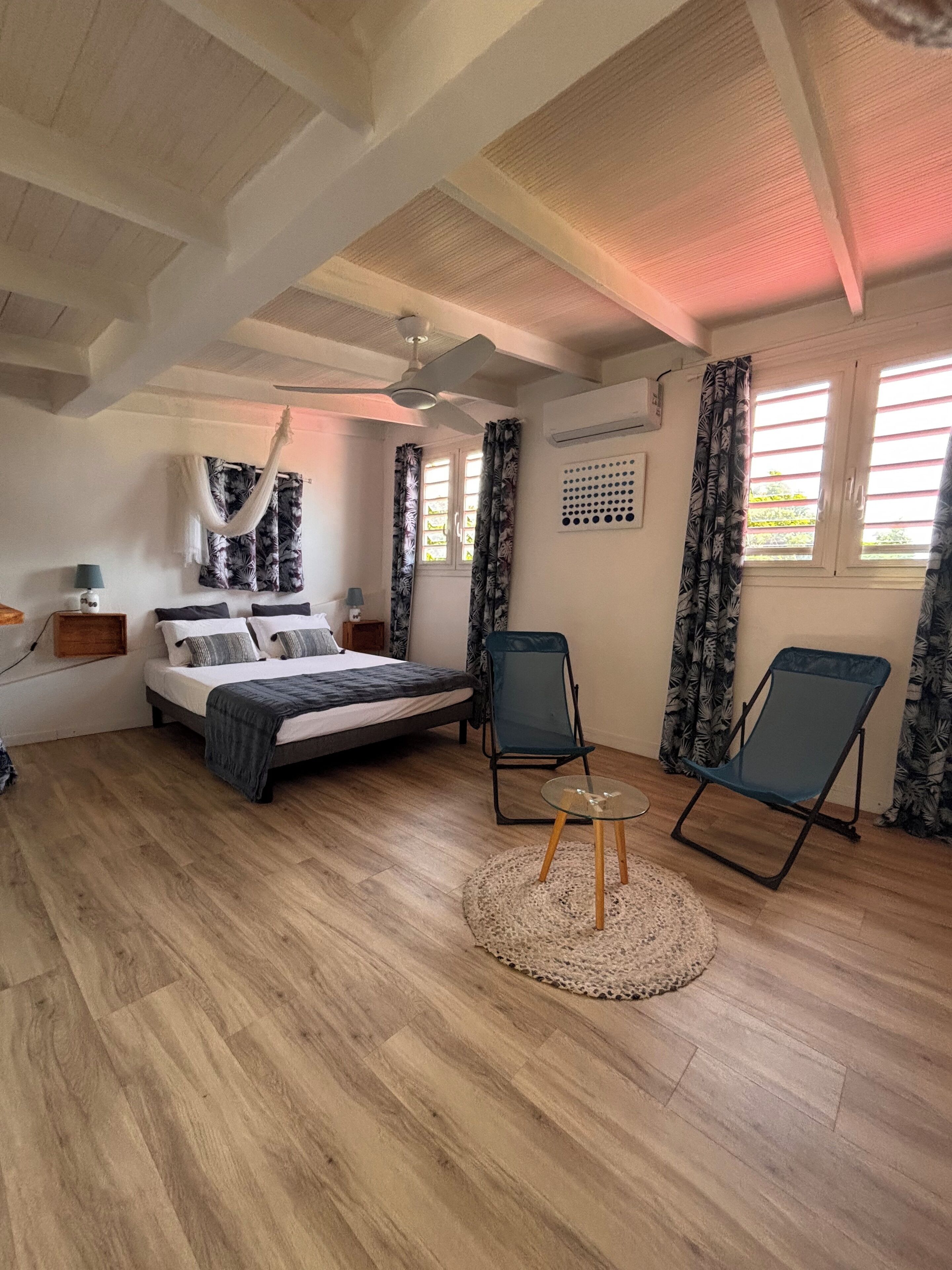 Blackout drapes, iron/ironing board, free WiFi