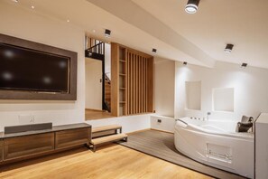 Bañera de hidromasaje privada