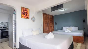 Een kluis op de kamer, gratis wifi, beddengoed