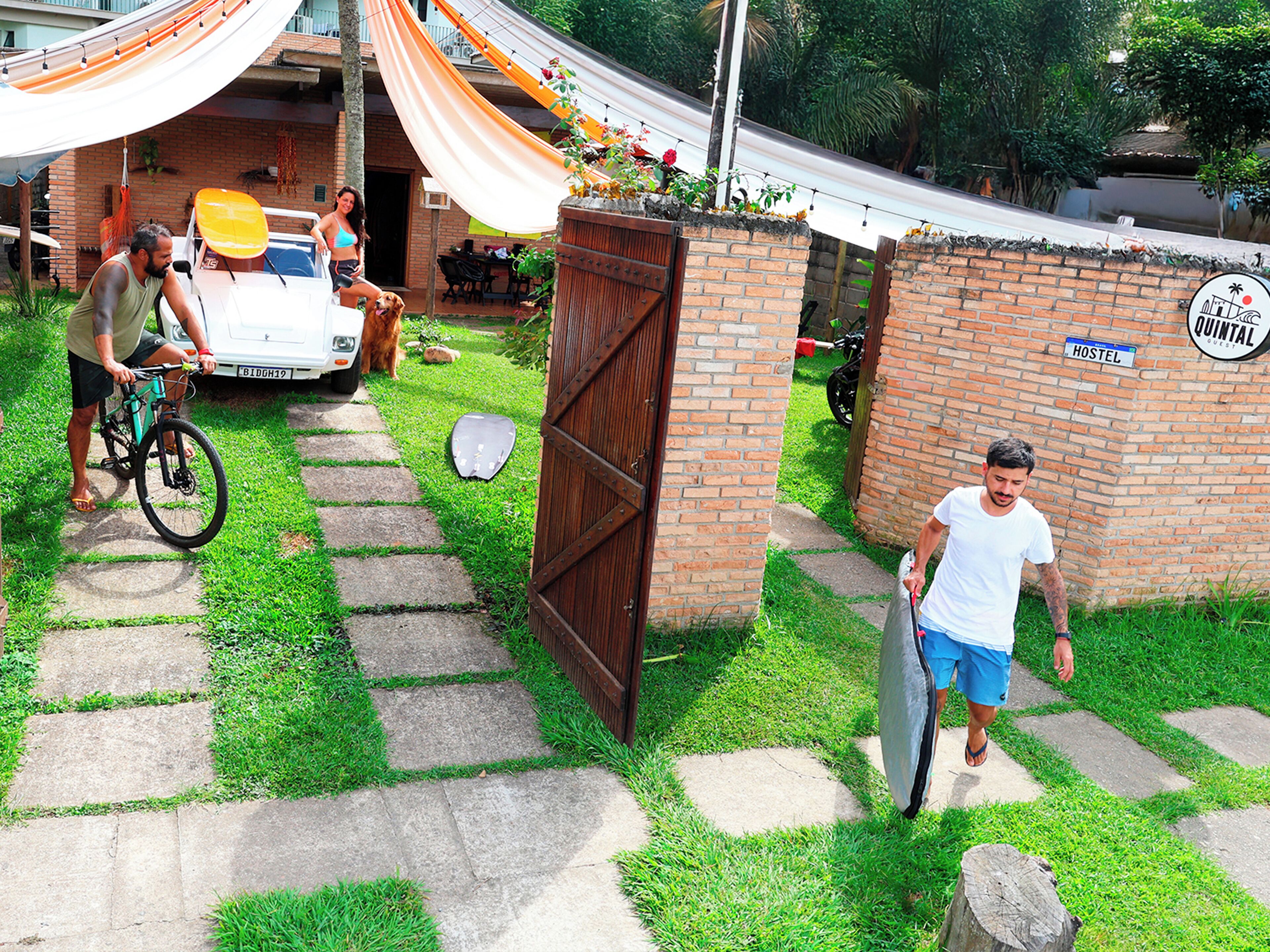 Majoituspaikan julkisivu