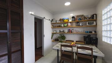 Shared fridge, shared microwave
