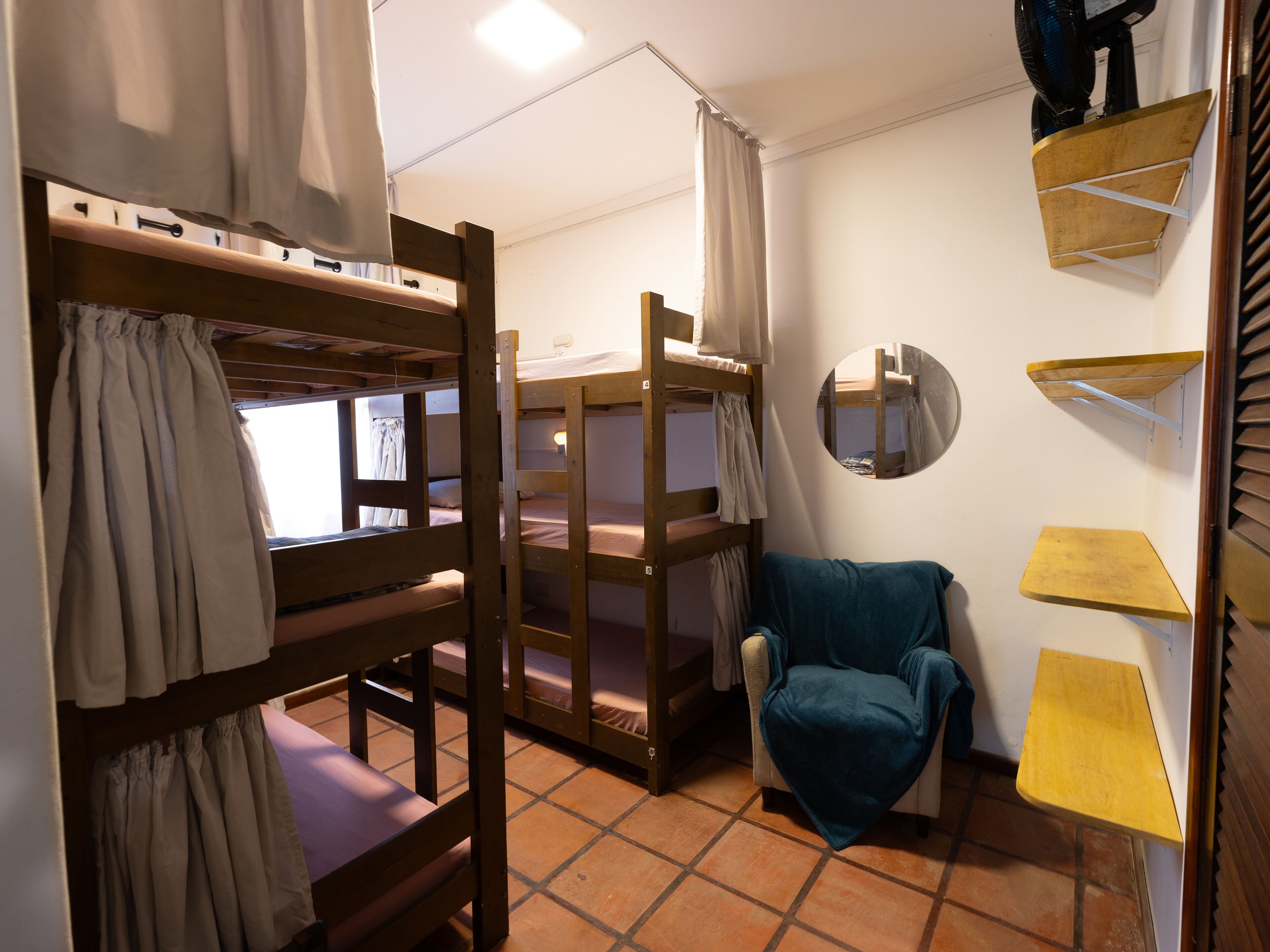 Shared Dormitory, Women only, Air conditioning, Garden View | Individually decorated, individually furnished, bed sheets