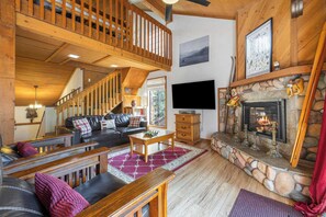 Fernseher, Kamin, DVD-Player, Arbeitsbereiche