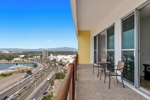 Outdoor dining - Penthouse Oceanview, Free Shuttle at Deck12 (Puerto Vallarta)
