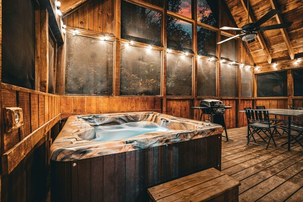 Interior - NEWLY Remodeled! The Forest Nook! Cozy 2 BR Cabin w/Hot Tub, Fire Table & FP (Sevierville)
