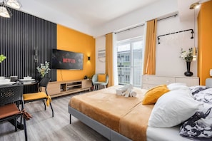 Condo, Accessible, Balcony | 1 bedroom - Stylish Condo 3-minutes to Airport, Poolview at Amani Grand Resort Residences (Lapu-Lapu)