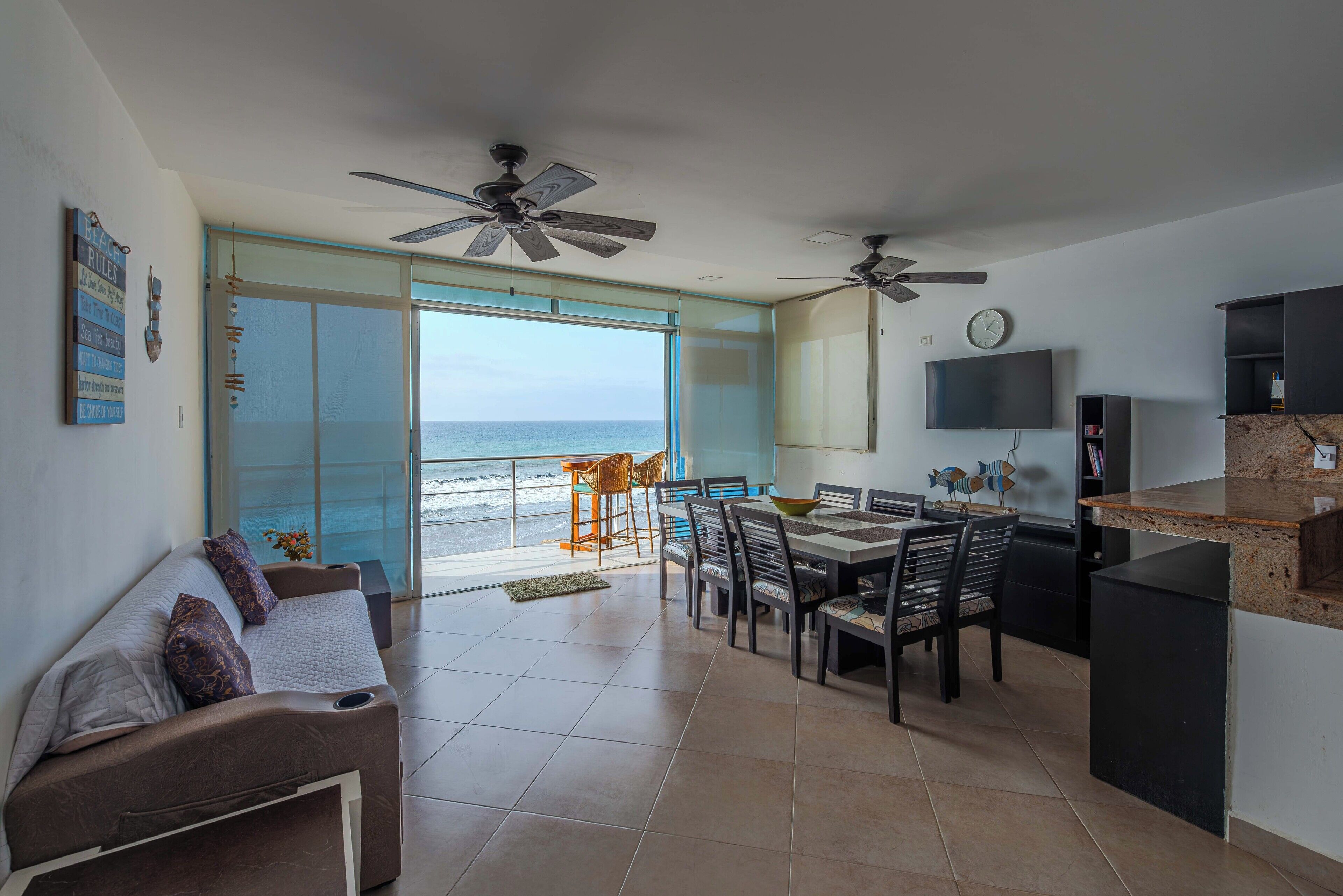 家庭公寓, 陽台, 海景 | 起居區