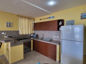 Familie appartement, aan zee | Privékeuken