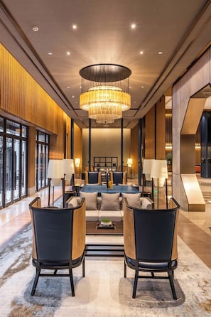 Sala de estar en el lobby