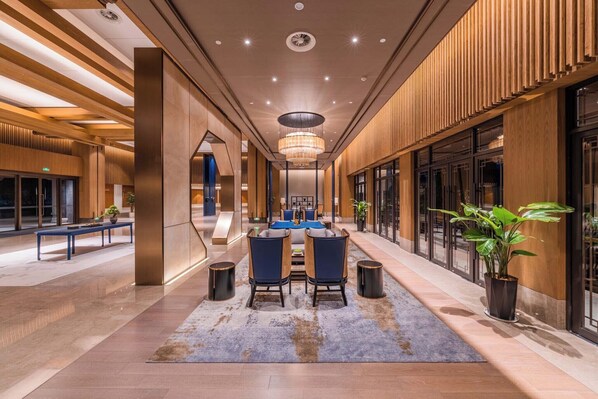 Sala de estar en el lobby