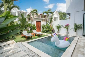 Pool - 2 bedroom villa with extra office space in quiet area - 40m from baked (Badung Regency)