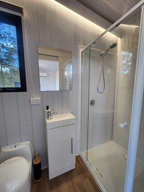 Bathroom - Solitary Islands Farm 3 by Tiny Away (Mullaway)