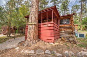 Exterior - Outlaw Cabin - Newly Renovated, Covered Deck, Tons of Wildlife (Ruidoso)