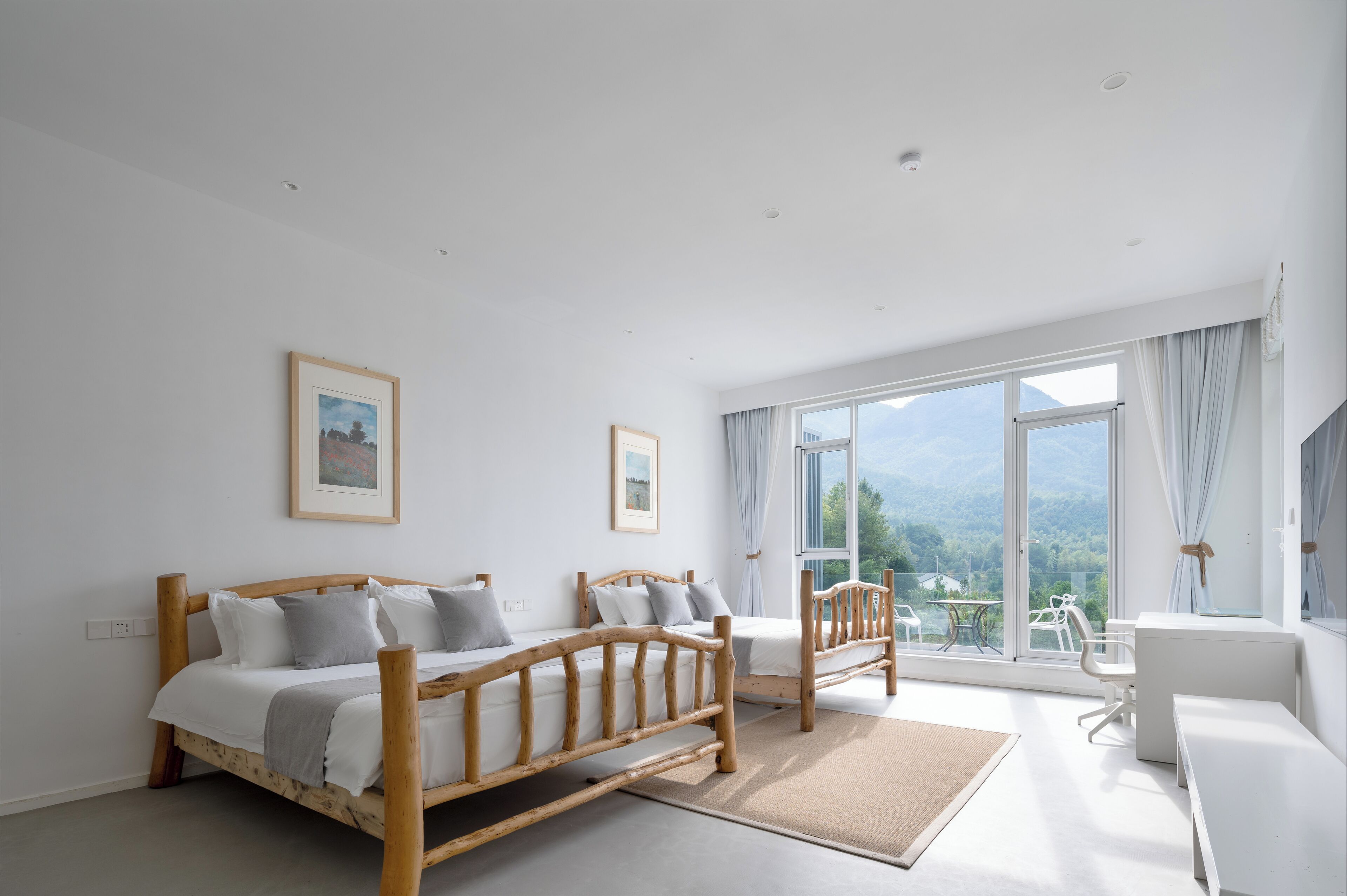 Family Triple Room, Hill View | Premium bedding, down comforters, individually decorated