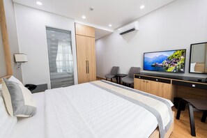 Premier Double Room, Balcony | Premium bedding, down duvets, memory-foam beds, desk - Herring Beach Hotel Phu Quoc (Duong To)