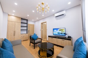 Studio, 2 Katil Bujang (Single) | Ruang tamu | 39 inci televisyen skrin rata dengan kabel 
