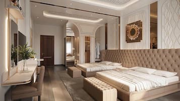 Phòng đôi Deluxe | Bàn, khu vực làm việc phù hợp cho laptop