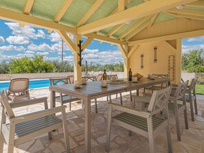 Outdoor dining - Rural Villa Olive Krka by Interhome (Oklaj)