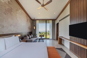 Villa Double Room With Mountain View | Minibar, bàn, khu vực làm việc phù hợp cho laptop, màn/rèm cản sáng 