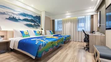 Executive Triple Room, City View | Desk, laptop workspace, free WiFi