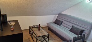 Living area - T2 with breathtaking view of Lake Geneva (Lugrin)