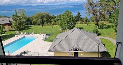 T2 with breathtaking view of Lake Geneva
