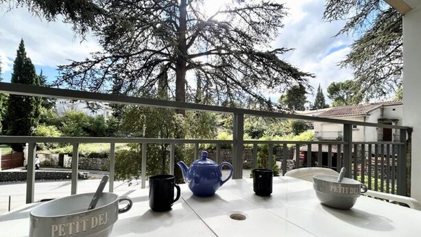 Property grounds - Apartment in Provence Near Thermal Baths (Gréoux-les-Bains)