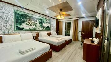 Superior Triple Room, Balcony | In-room safe, desk, blackout curtains, free WiFi