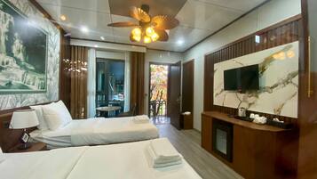 Superior Double or Twin Room, Balcony, Garden View | In-room safe, desk, blackout curtains, free WiFi