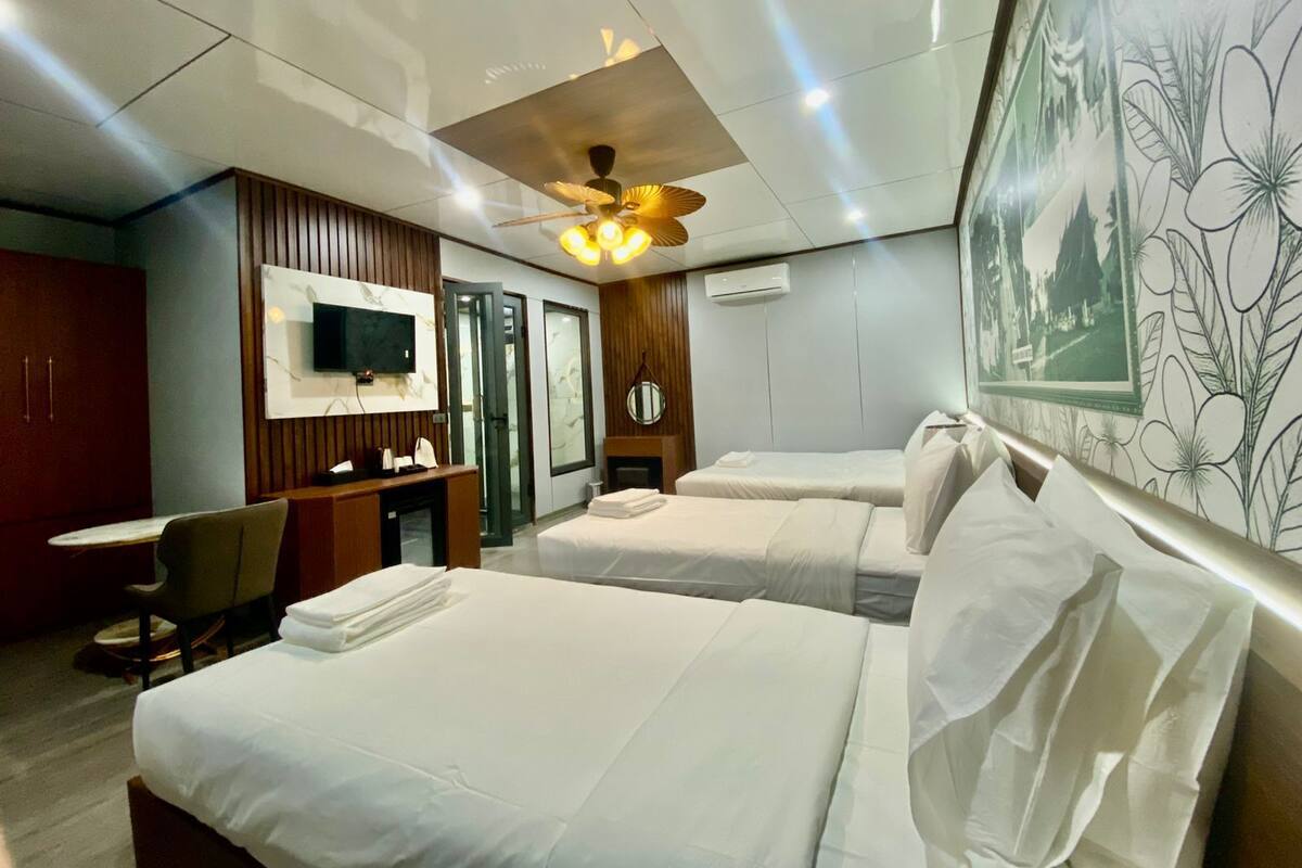 Superior Triple Room, Balcony | In-room safe, desk, blackout curtains, free WiFi