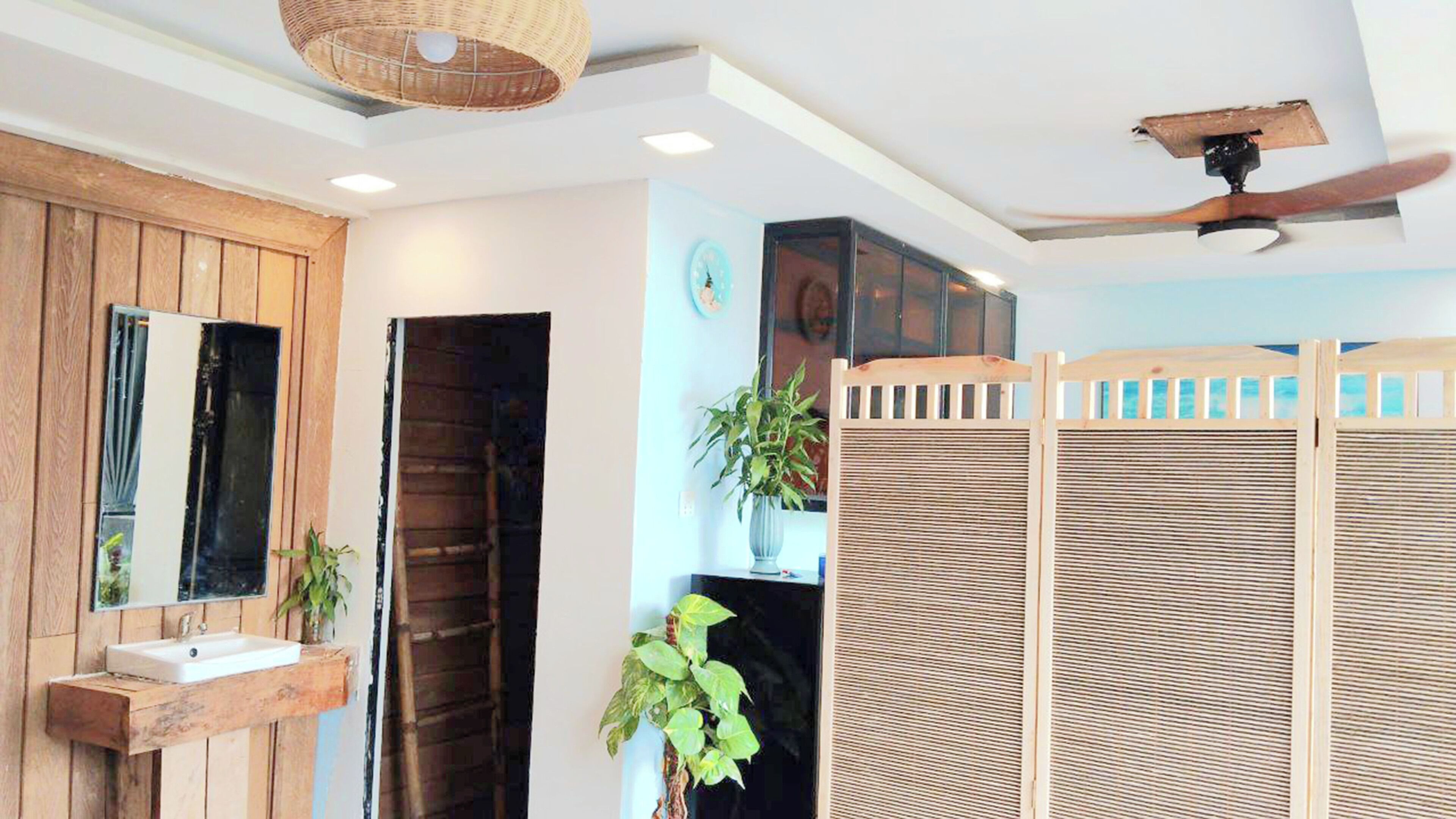 Deluxe-Doppelzimmer, Meerblick | Wohnbereich