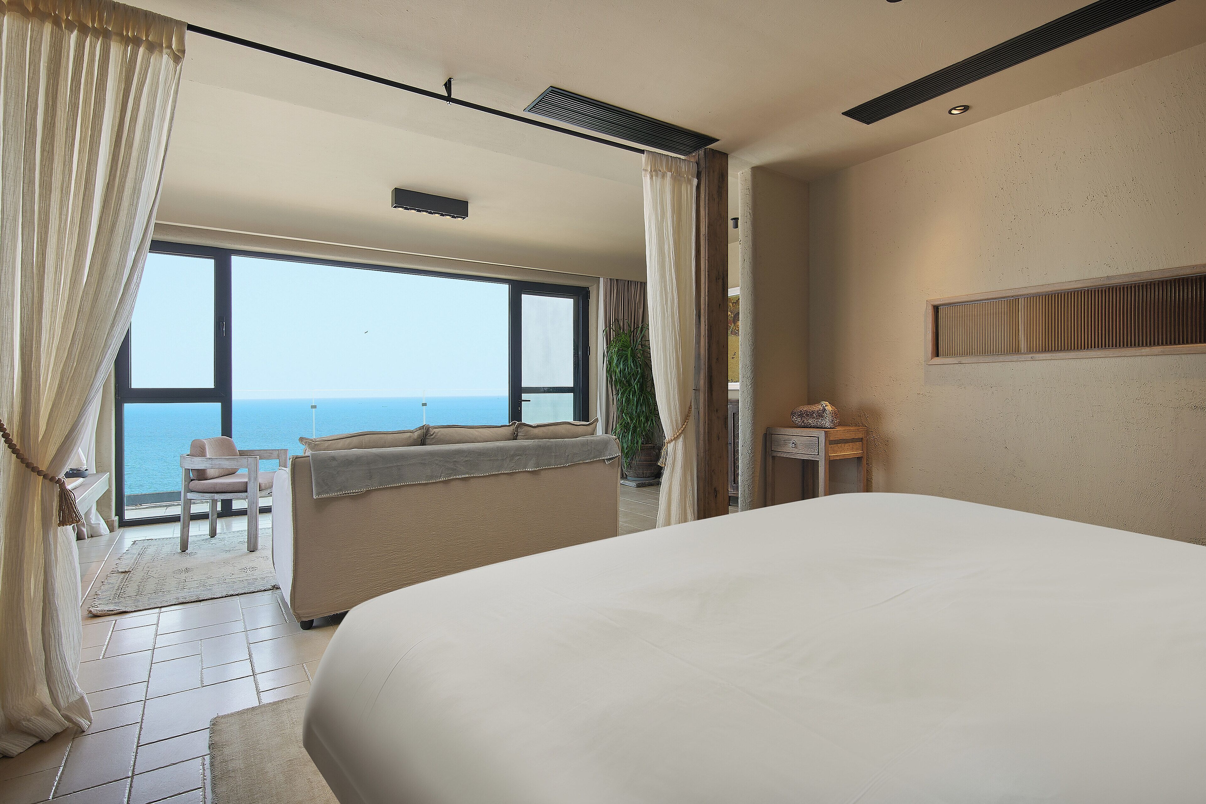 Habitación de lujo doble, balcón, vistas al mar | Vistas desde la habitación