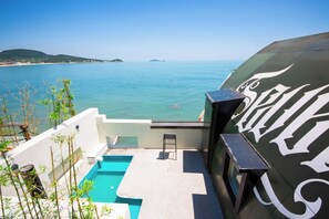 Standard Double Room, Balcony, Sea View | Private pool