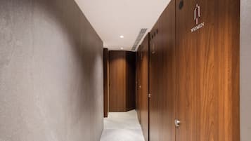 Free toiletries, hair dryer, slippers, towels