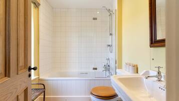 Hair dryer, towels