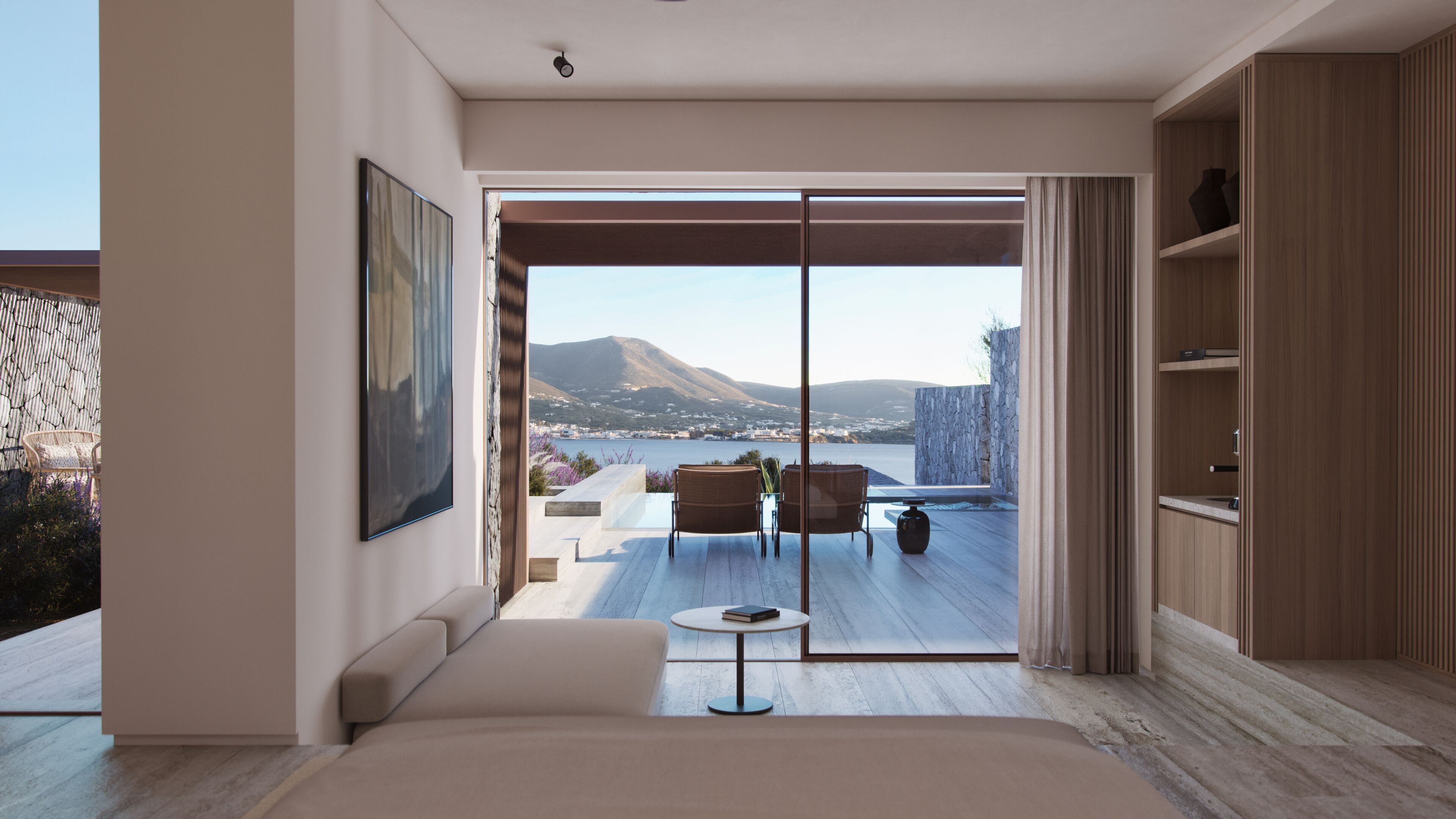 Hideaway Suite Partial Sea View Private Pool | Living area