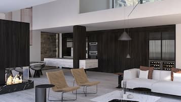 Grand-Villa, 4 Schlafzimmer, eigener Pool, Meerblick | Zimmersafe, Schreibtisch, schallisolierte Zimmer, kostenloses WLAN