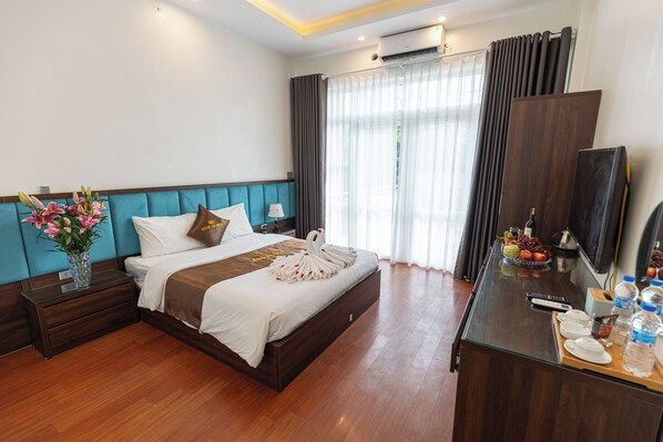 Deluxe-Doppelzimmer, Stadtblick | Fassade der Unterkunft