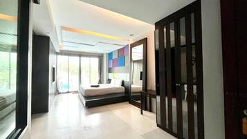 Deluxe dubbelrum - utsikt mot poolen | Gratis wi-fi