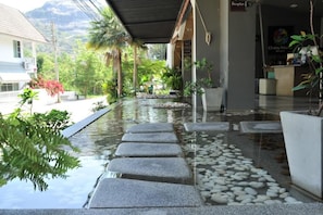 Sala de estar en el lobby