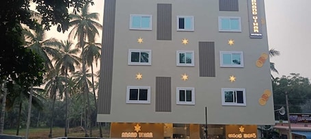 Front of property. Anand Vihar Hotel