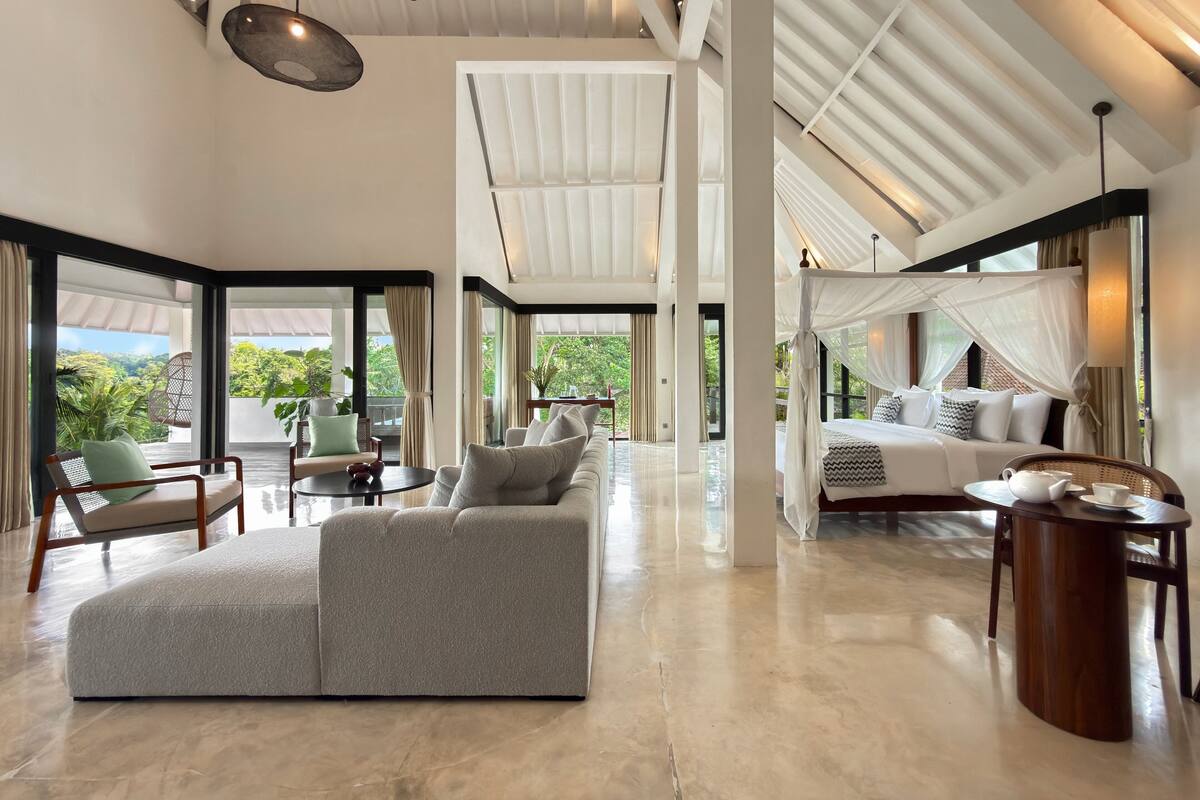 Bungalow, 1 habitación, vista al valle | Ropa de cama de alta calidad, minibar y wifi gratis