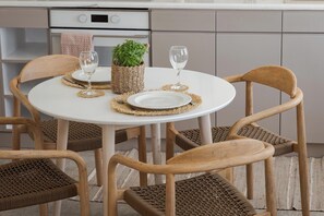 Dining - Blue 2, Morfes Luxury Apartments (Tinos)