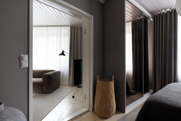 Superior Apartment, Courtyard View | Living area - Stylish 1BR Apt. in Historic Area (Tampere)