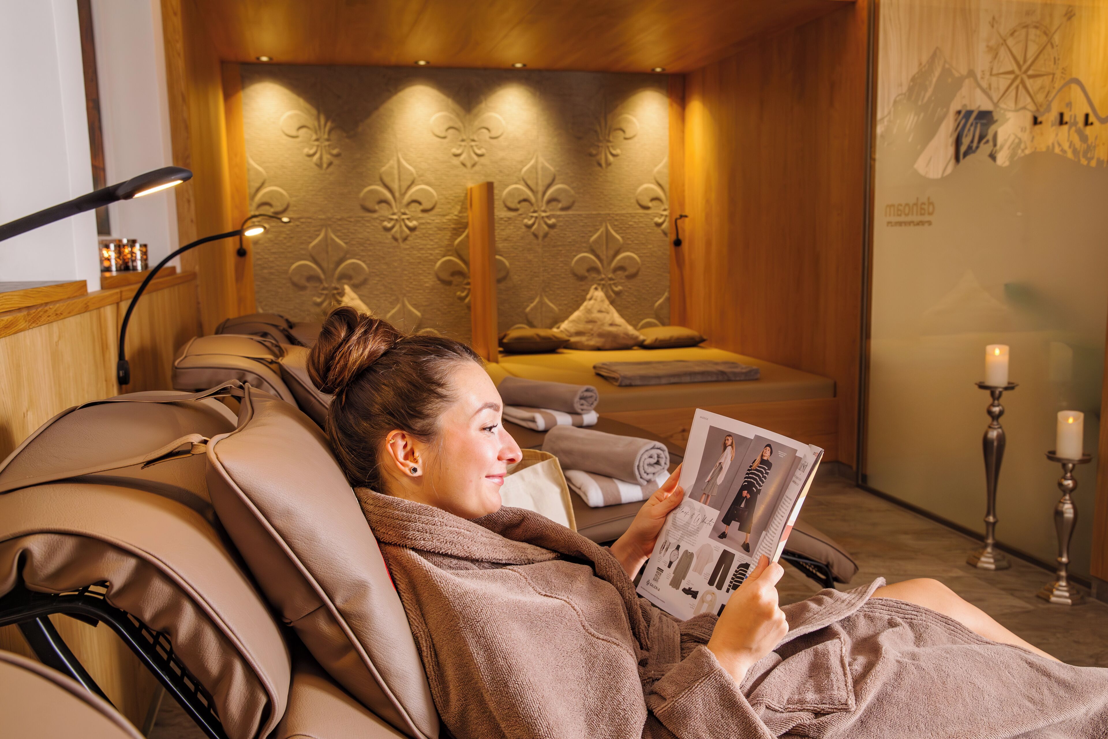 Sauna, Dampfbad, Körperbehandlungen, Aromatherapie