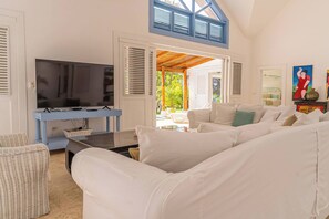 Living room - Las Marinas Los Nómada, 80 Meters From Coson Beach (Las Terrenas)