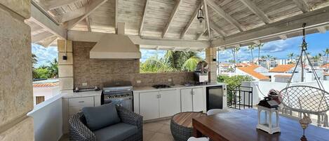 Villa, 5 Bedrooms, Smoking, Private Pool | Outdoor dining