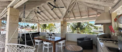 Villa, 5 Bedrooms, Smoking, Private Pool | Outdoor dining