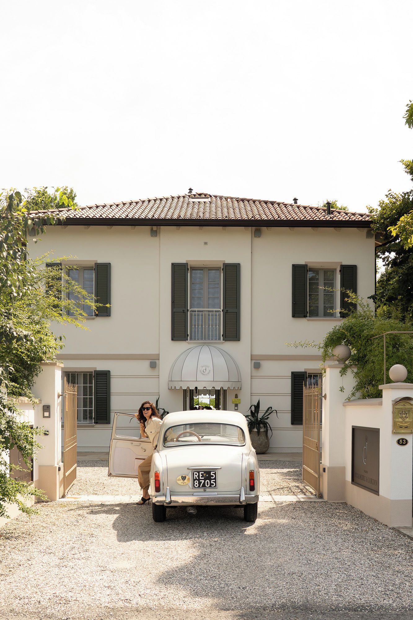 Fachada da propriedade