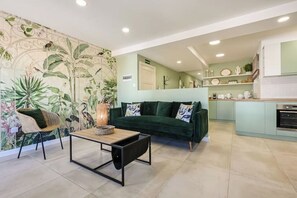 Living area - Bright, Modern & Central Swieqi Retreat (Is-Swieqi)